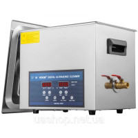 Vevor 313444 Ультразвуковий очищувач 10 л, ультразвуковий очищувач 260 Вт, двочастотний ультразвуковий очищувач, очищувач Vevor 313444 Ультразвуковий очищувач 10 л, ультразвуковий очищувач 260 Вт, двочастотний ультразвуковий очищувач, очищувач
