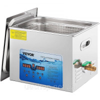 Vevor 313445 Ультразвуковий очищувач Ультразвуковий очищувач 15л 36-40КГц 35x32x28см Vevor 313445 Ультразвуковий очищувач Ультразвуковий очищувач 15л 36-40КГц 35x32x28см