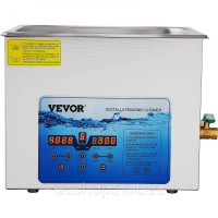 Vevor 313445 Ультразвуковий очищувач Ультразвуковий очищувач 15л 36-40КГц 35x32x28см Vevor 313445 Ультразвуковий очищувач Ультразвуковий очищувач 15л 36-40КГц 35x32x28см