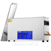 Vevor 313454 10 LУльтразвуковий очищувач Ультразвуковий очищувач пістолета 300 Вт Кошик з нагріванням таймера