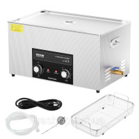 Vevor 313455 Ультразвуковий очищувач 22L з таймером нагрівання та amp; Кошик Цифрова звукова машина Vevor 313455 Ультразвуковий очищувач 22L з таймером нагрівання та amp; Кошик Цифрова звукова машина