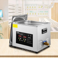 Vevor 313463 Цифровий ультразвуковий очищувач 15L, нагрівач, таймер, 600 Вт, 40 кГц, машина для очищення Vevor 313463 Цифровий ультразвуковий очищувач 15L, нагрівач, таймер, 600 Вт, 40 кГц, машина для очищення