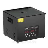Vevor 313476 Ультразвукова очищувальна машина 15L з опаленням кошика та таймером 360 Вт Vevor 313476 Ультразвукова очищувальна машина 15L з опаленням кошика та таймером 360 Вт