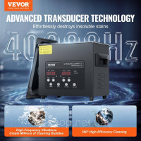 Vevor 313477 Ультразвукова миюча машина 3L з нагрівачем кошика та таймером 120 Вт Vevor 313477 Ультразвукова миюча машина 3L з нагрівачем кошика та таймером 120 Вт