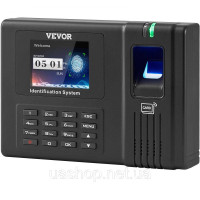 Vevor 315280 Час запису відбитків пальців Годинник часу 100 000 записів