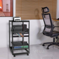 Vevor 316483 Мережевий корпус 20U для серверної стійки з 4 стійками та відкритою рамою, регульований, 58,5-101,6 см/23-40 дюймів