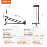 Vevor 318206 Підйомник для газонокосарки з вантажопідйомністю 399 кг, телескопічна платформа для обслуговування з кривошипом та Vevor 318206 Підйомник для газонокосарки з вантажопідйомністю 399 кг, телескопічна платформа для обслуговування з кривошипом та
