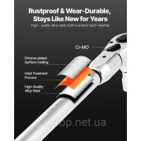 Vevor 316991 Plick Tremoton Cannded Settile 27.1-216.8n.M з головкою щурів