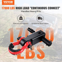 Vevor 310205 2-дюймова скоба D-кільця буксирувального пристрою для відновлення вантажівки Джип 66000 фунтів Vevor 310205 2-дюймова скоба D-кільця буксирувального пристрою для відновлення вантажівки Джип 66000 фунтів