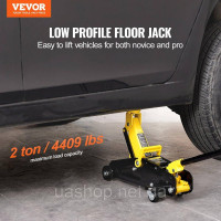 Vevor 310573 Домкрат 2т автомобільний домкрат гідравлічний однопоршневий Vevor 310573 Домкрат 2т автомобільний домкрат гідравлічний однопоршневий