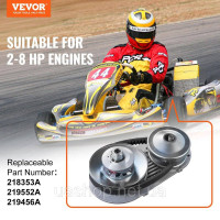 Vevor 310764 Привідна муфта 2000 RPM Надійна муфта з двигуном 2-8 HP 3/4 дюйма Vevor 310764 Привідна муфта 2000 RPM Надійна муфта з двигуном 2-8 HP 3/4 дюйма