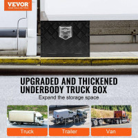 Vevor 310839 Ящик для інструментів Truckbox, ящик для причепа під днищем, ящик для інструментів 46 x 32 x 36 см, ящик для