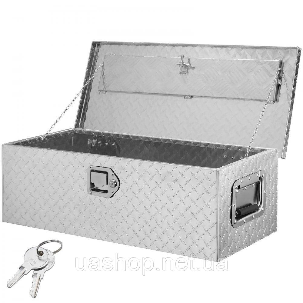 Vevor 310830 762 x 330 x 244 мм Ящик для інструментів на кузов вантажівки, що замикається, 64 л Ящик для інструментів Ящик для