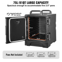 Vevor 312516 Ізоляційний харчовий контейнер Food Container Carrier 75L Марміт Vevor 312516 Ізоляційний харчовий контейнер Food Container Carrier 75L Марміт