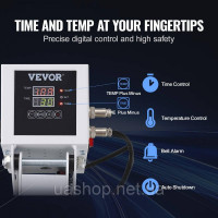 Vevor 312879 Термопрес 38x38 см для сублімаційного друку, термотрансферний друк, футболка своїми руками Vevor 312879 Термопрес 38x38 см для сублімаційного друку, термотрансферний друк, футболка своїми руками