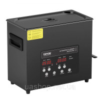 Vevor 313478 Ультразвукова машина для чищення 6L з нагрівачем кошика та таймером 180 Вт Vevor 313478 Ультразвукова машина для чищення 6L з нагрівачем кошика та таймером 180 Вт