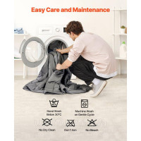 Vevor 314880 Ковдра з обтяженням 11,5 кг, терапевтична ковдра, важка ковдра для дорослих, 2235x2640 мм