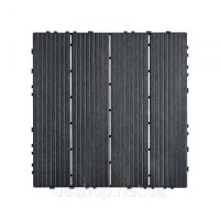 Vevor 315924 10x терасна плитка click tiles балконна плитка 30x30см темно-сіра