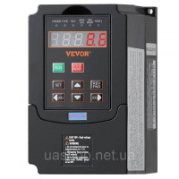 Vevor 316225 Частотний перетворювач VFD 0,75 кВт 220 В 1/3 фази вхід на 3 фази вихід