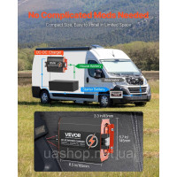 Vevor 316613 Зарядний пристрій 12V 40A DC/DC, 500W для свинцево-кислотних, літієвих, AGM, гелевих та рідких акумуляторів,