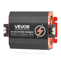 Vevor 316613 Зарядний пристрій 12V 40A DC/DC, 500W для свинцево-кислотних, літієвих, AGM, гелевих та рідких акумуляторів,