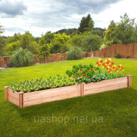 Vevor 317075 Піднята грядка 240 x 60 x 25 см Ящик для кашпо Ялинова деревина Овочева грядка Квітковий ящик Грядка з травами Садова Vevor 317075 Піднята грядка 240 x 60 x 25 см Ящик для кашпо Ялинова деревина Овочева грядка Квітковий ящик Грядка з травами Садова