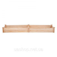 Vevor 317075 Піднята грядка 240 x 60 x 25 см Ящик для кашпо Ялинова деревина Овочева грядка Квітковий ящик Грядка з травами Садова Vevor 317075 Піднята грядка 240 x 60 x 25 см Ящик для кашпо Ялинова деревина Овочева грядка Квітковий ящик Грядка з травами Садова