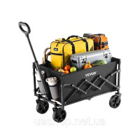 Vevor 317688 Handcart Transport Cart Handcart Beach Cart Foldable 102kg 66x45x46cm