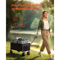 Vevor 317688 Handcart Transport Cart Handcart Beach Cart Foldable 102kg 66x45x46cm Vevor 317688 Handcart Transport Cart Handcart Beach Cart Foldable 102kg 66x45x46cm