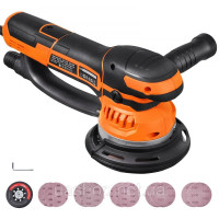Vevor 318456 Ексцентрикова шліфувальна машина 6'' Шліфувальна машина подвійної дії 10 штук наждачний папір 6 швидкостей