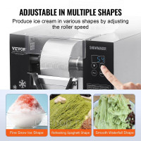 Vevor 311281 Комерційна машина для льоду Snowflake Ice Shaver 80 кг/24 год. Нержавіюча сталь Vevor 311281 Комерційна машина для льоду Snowflake Ice Shaver 80 кг/24 год. Нержавіюча сталь