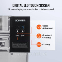 Vevor 311281 Комерційна машина для льоду Snowflake Ice Shaver 80 кг/24 год. Нержавіюча сталь Vevor 311281 Комерційна машина для льоду Snowflake Ice Shaver 80 кг/24 год. Нержавіюча сталь