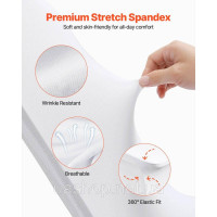 Vevor 311530 Чохли для розкладних стільців Stretch Spandex, універсальні, знімні та пральні, для весіль, вечірок, урочистостей,