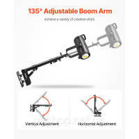 Vevor 316394 Настінне кріплення Triangle Boom Arm, 50-110 см, трикутне кріплення, поворотне на 180°, міцне настінне кріплення, Vevor 316394 Настінне кріплення Triangle Boom Arm, 50-110 см, трикутне кріплення, поворотне на 180°, міцне настінне кріплення,