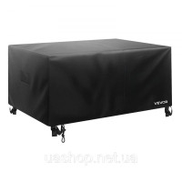 Vevor 317147 Чохол для садових меблів 420D водонепроникний 188x188x71 см Vevor 317147 Чохол для садових меблів 420D водонепроникний 188x188x71 см