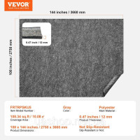 Vevor 316110 Килим 275х366см ковролін ковролін ковролін 12мм Vevor 316110 Килим 275х366см ковролін ковролін ковролін 12мм