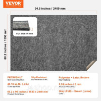Vevor 316112 Килим 153х244см килимове покриття килимове покриття 6мм Vevor 316112 Килим 153х244см килимове покриття килимове покриття 6мм