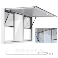 Vevor 311565 1524x915 мм Віконце для подачі їжі Тент Віконце для подачі їжі