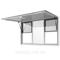Vevor 311565 1524x915 мм Віконце для подачі їжі Тент Віконце для подачі їжі