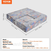 Vevor 314750 ігровий диван модульний диван ігрові меблі модульний дитячий диван сірий 100х100х20см Vevor 314750 ігровий диван модульний диван ігрові меблі модульний дитячий диван сірий 100х100х20см