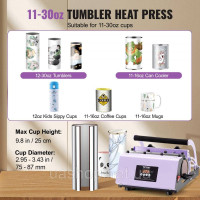 Vevor 312869 Heat Press Mug Heat Press 887 мл Сублімаційна кружка фіолетова DIY Vevor 312869 Heat Press Mug Heat Press 887 мл Сублімаційна кружка фіолетова DIY