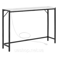 Vevor 314758 Консольний столик Slim, мармуровий, для передпокою, бічний столик з розеткою, сучасний