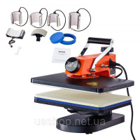 Vevor 312873 Теплопресова машина 12x15 дюймів 8в1 Сублімаційна трансферна футболка