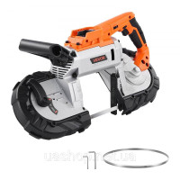 Vevor 318366 Портативна акумуляторна стрічкова пилка 20V, глибина різання 5 дюймів, 127 мм, 0-120 м/хв, безщітковий двигун зі Vevor 318366 Портативна акумуляторна стрічкова пилка 20V, глибина різання 5 дюймів, 127 мм, 0-120 м/хв, безщітковий двигун зі