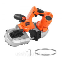 Vevor 318365 Портативна акумуляторна стрічкова пилка 20V, глибина різання 2,56 дюйма, від 0 до 192 м/хв, безщітковий двигун зі