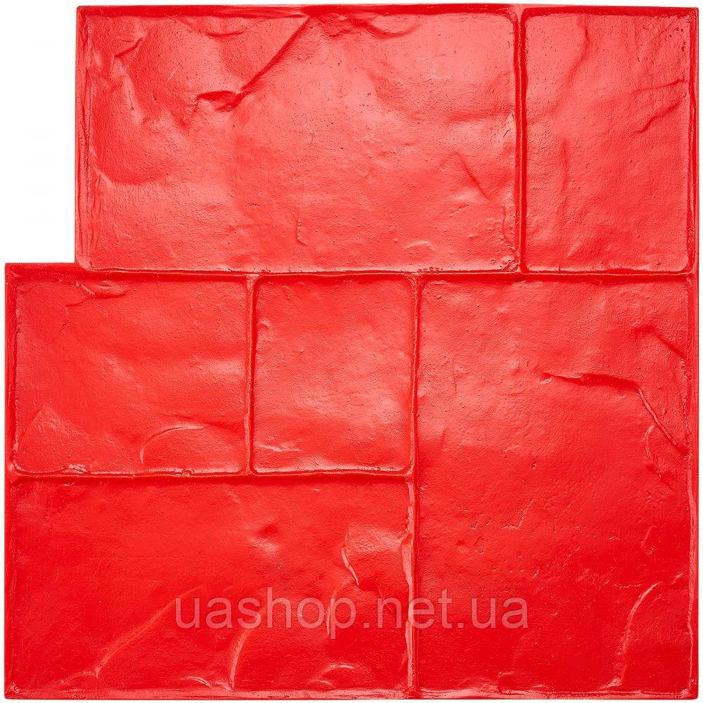 Vevor 315624 Килимок для штампу для бетону, 24 x 24 дюйми, текстура бетону, поліуретановий штамп, килимок з текстурою кам'яної