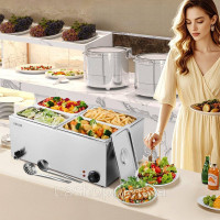 Vevor 312526 Марміт натираюча гастроємність 15л 4х1/4 розмір 1200Вт Vevor 312526 Марміт натираюча гастроємність 15л 4х1/4 розмір 1200Вт