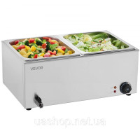 Vevor 312534 Марміт натираюча гастроємність 17л 2х1/2 розмір 1200Вт