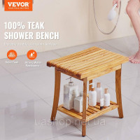 Vevor 315875 Стілець для душу Тумба для душу з тикового дерева Дерев'яний табурет для ванної кімнати Сидіння для душу 180 кг Vevor 315875 Стілець для душу Тумба для душу з тикового дерева Дерев'яний табурет для ванної кімнати Сидіння для душу 180 кг