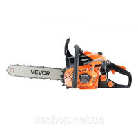 Vevor 318140 Бензинова бензопила 40cc 355 мм 1.8 к.с. 12000 об/хв Різка деревини Vevor 318140 Бензинова бензопила 40cc 355 мм 1.8 к.с. 12000 об/хв Різка деревини